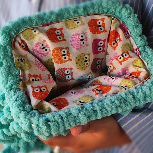Puffy bag hand bag new, medium size, green