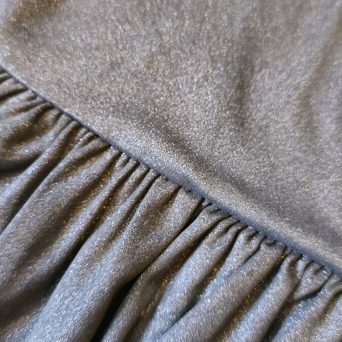 BSB skirt used gray-green with shiny texture