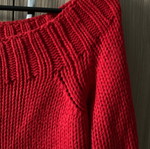 Clockhouse knitted blouse red