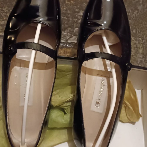 Kalogirou ballerina shoes like new, black size 38.5