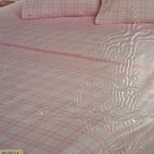 Double flannel bed sheet set new with elastic, 100% cotton