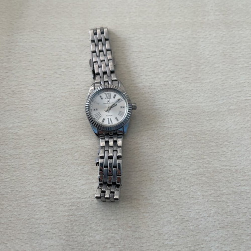 Daniel Klein women's watch used, silver, battery replacement needed
