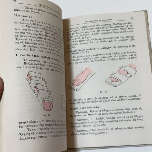Greek Red Cross Youth Ai Protai Voitheiai 1955 used practical guide