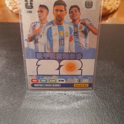 Eternos22 Fifa World Cup 2026 Adrenalyn XL Messi Alvarez Martinez card