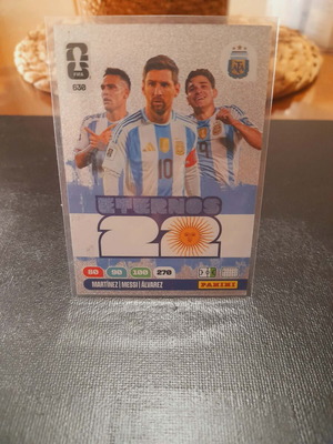 Eternos22 Fifa World Cup 2026 Adrenalyn XL Messi Alvarez Martinez card