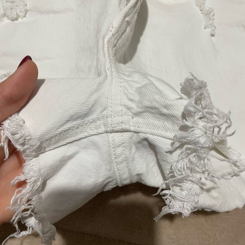Abercrombie white shorts like new, size XS