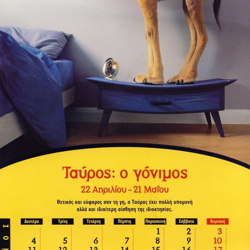 Collectible Zodiac Calendar Camel 1998 new