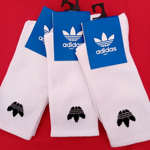 Adidas socks new, pack of 3 pairs, white