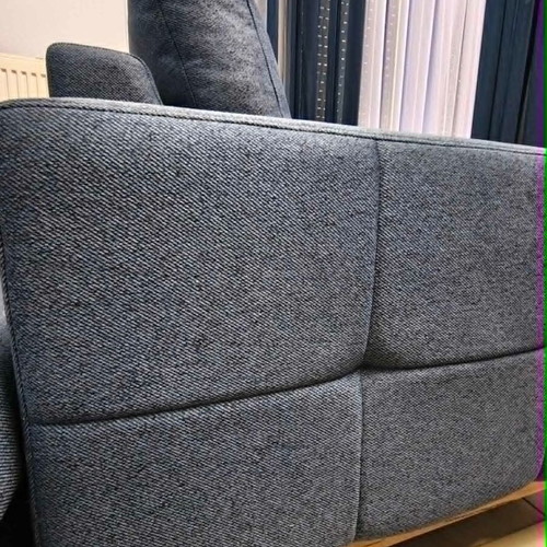 Armchair blue color new, comfortable and sturdy