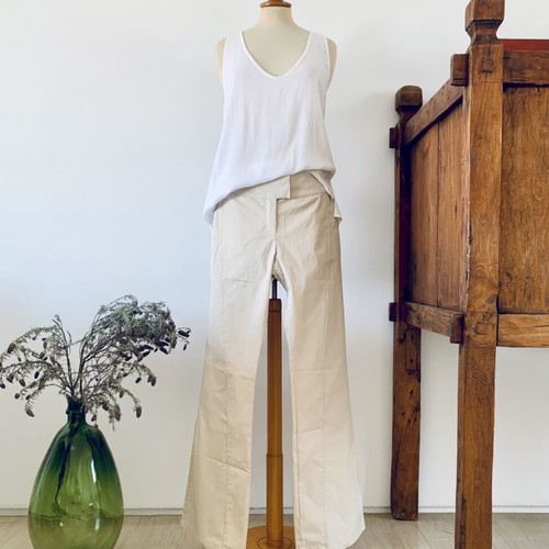 Ioanna Kourbela beige pants, size S