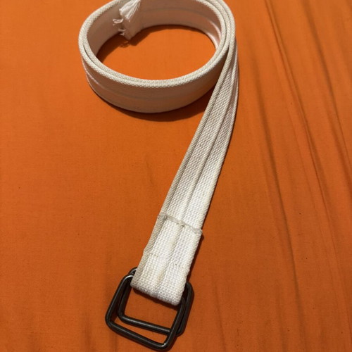 White Fabric Belt new, unworn
