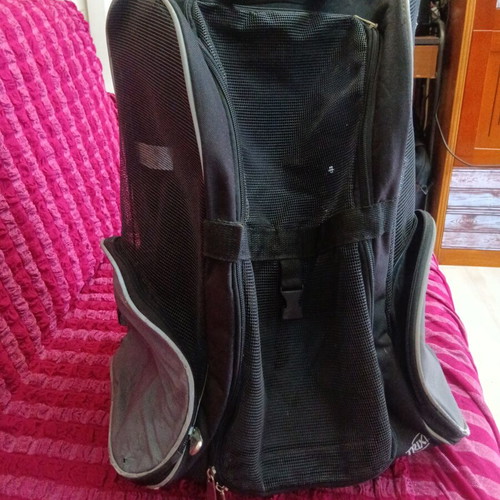Dog trolley backpack large size used, for dogs up to 10 kg