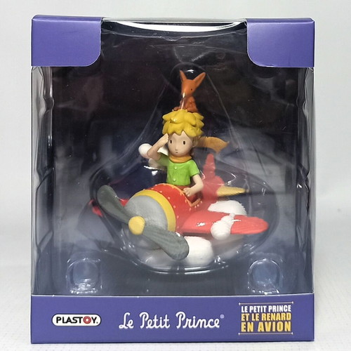 The Little Prince and the Fox on the Plane Figurine new
