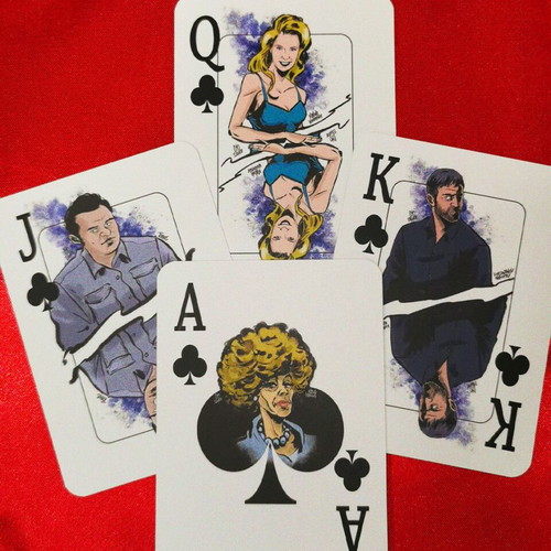 Greek TV Series Illustrated Collectible Playing Cards