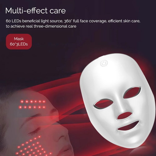 Phototherapy Face Mask with LED Lights new, USB rechargeable