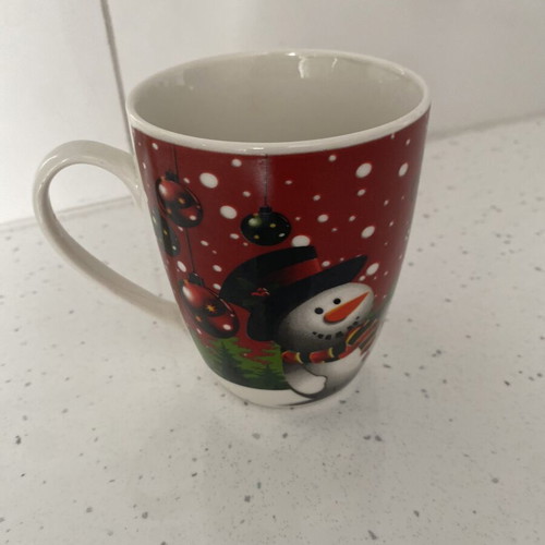 Christmas ceramic mug with Santa Claus, like new