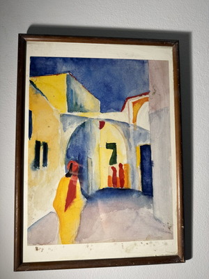 Πίνακας View into a Lane του August Macke μεταχειρισμένος