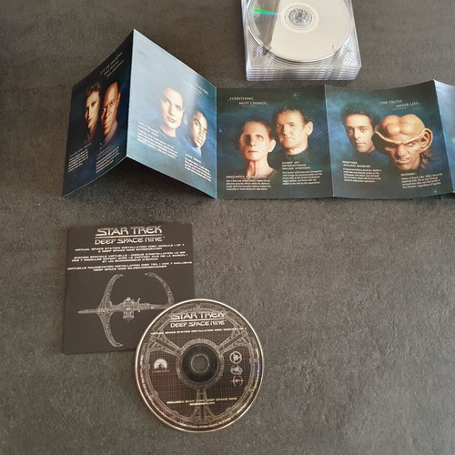 Star Trek Deep Space Nine Season 1 DVD used, 6 discs, no Greek subtitles