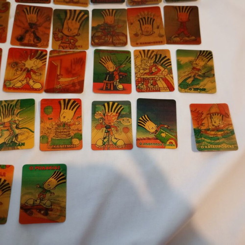 3D Chipicao collectible cards used, set of 34