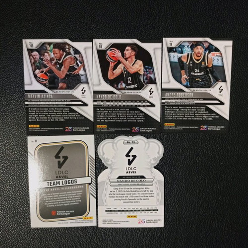 Panini Prizm, Donruss, Crown Royale LDLC ASVEL 2024-2025 cards new