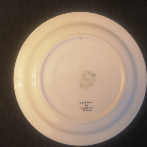 Rhodes ceramic plate used, 25 cm