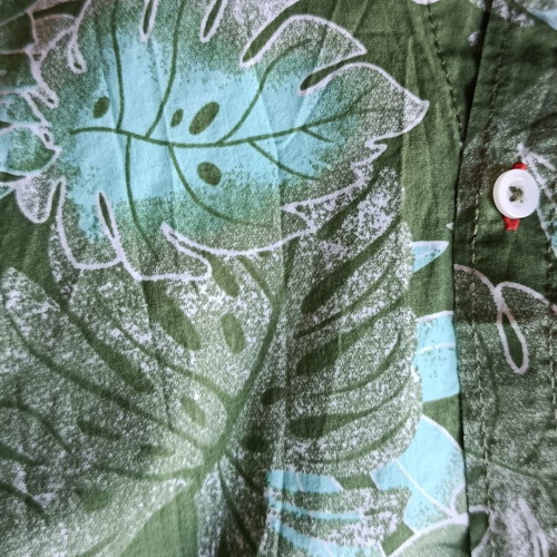 United Colors of Benetton Teen Shirt with Tropical Pattern Like New