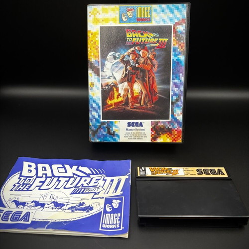 Back to the Future Part III Sega Master System like new, Complete In Box