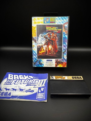 Back to the Future Part III Sega Master System like new, Complete In Box