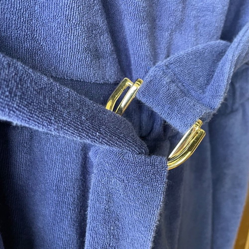 Lakia Gavalas jumpsuit used, terry fabric, blue with belt