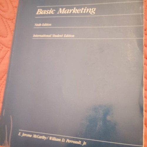 Basic Marketing book by McCarthy and Perrreault, new edition