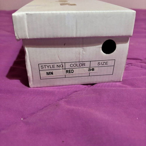 Suede flat shoes like new, burgundy, size 36