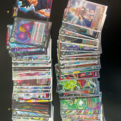 Dragon Ball Super Card Game gift collection (Fushion World - Ultra limit) like new, 87 cards with sleeves