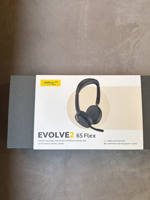 Jabra Evolve2 65 Flex MS Teams ακουστικά καινούργια, USB-C ασύρματα