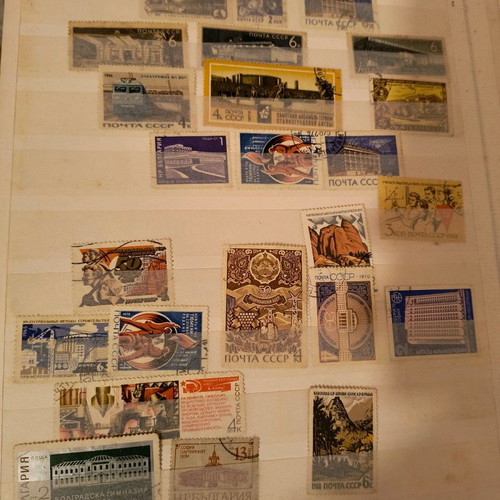 Stamps used from various countries