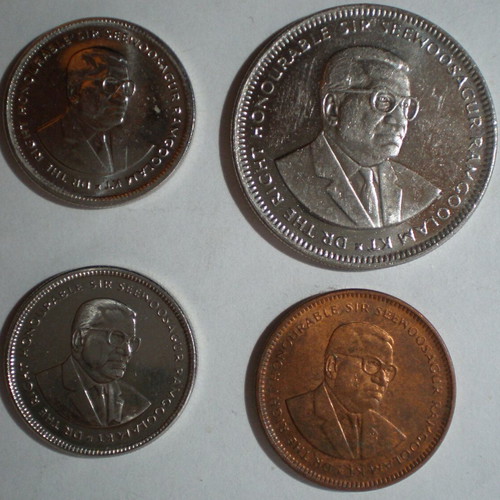 Mauritius coin set of 4 unused, new