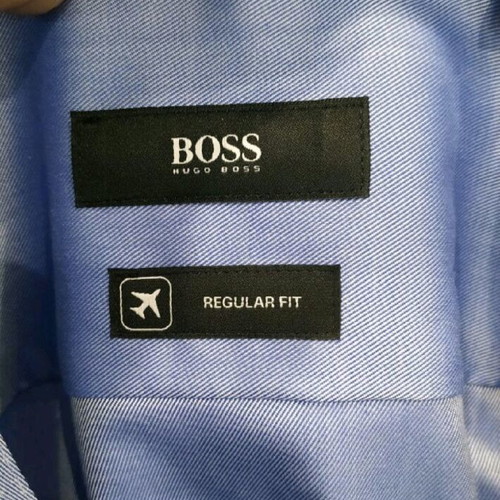 Boss blue shirt L Regular fit like new