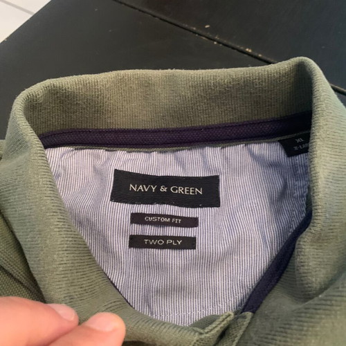 Polo shirts like new, navy and green, yellow and green, XL