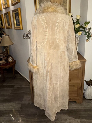 Castor coat, beige, size M