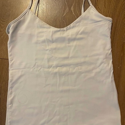 Bsb white fitted top with strap like new