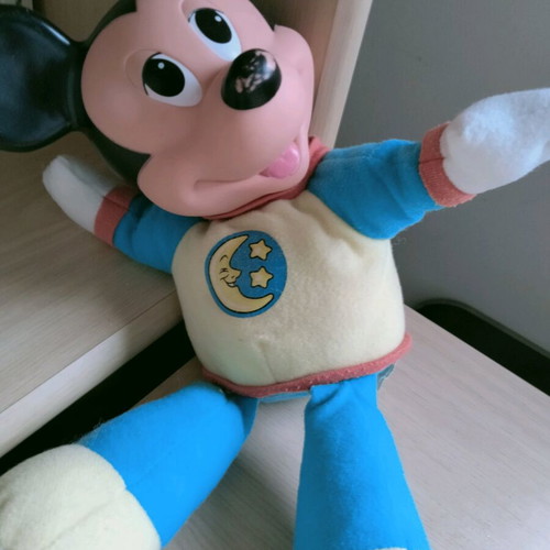 Mickey Mouse doll washable like new, 20 cm length