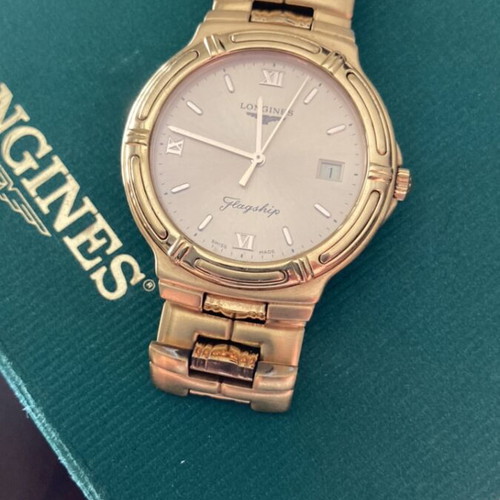 Longines L5 651 2 watch like new, gold unisex
