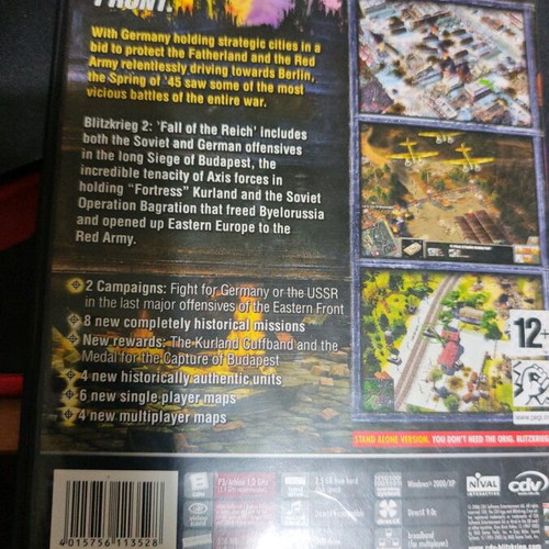 Blitzkrieg - Fall of the Reich PC game like new
