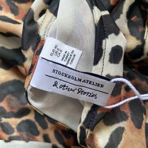 Stockholm Atelier & Other Stories leopard dress new