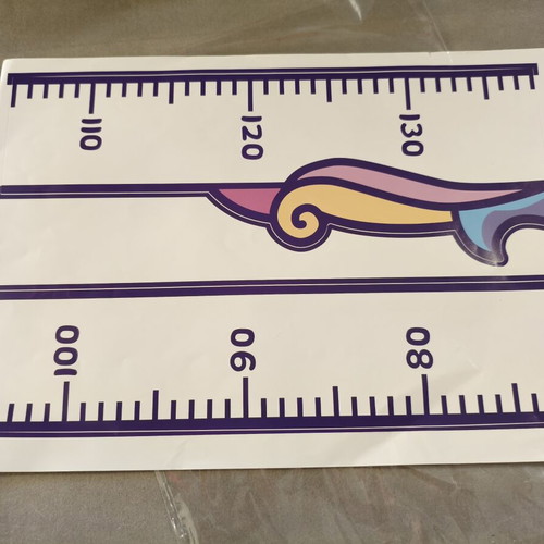 Growth height measurement wall sticker for kids, two designs
