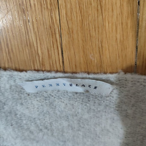 Pennyblack light gray wool sweater size L like new