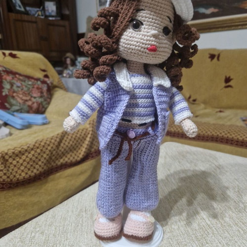 Handmade Crochet Doll new for play or decoration