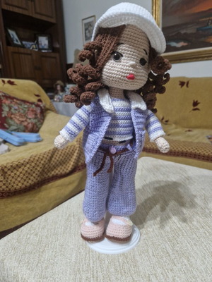 Handmade Crochet Doll new for play or decoration