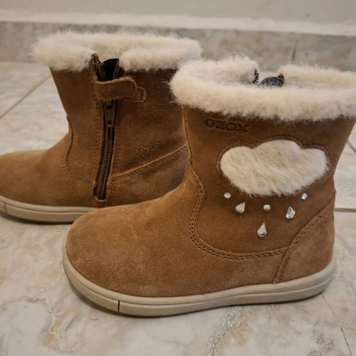 Geox kids boots like new, size 24, beige brown