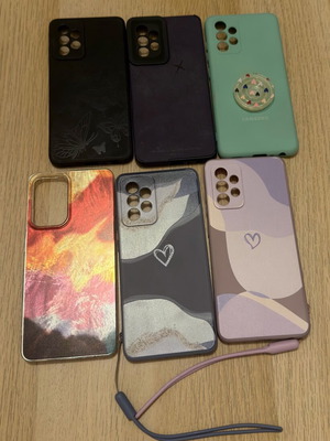 Samsung Galaxy A52s cases like new, pack of 6