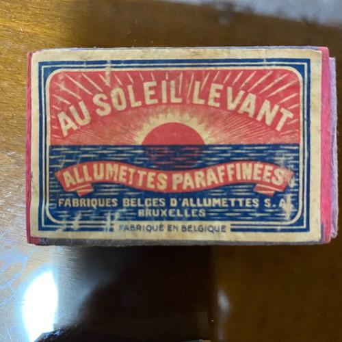 Vintage collectible matchboxes set of 3 used